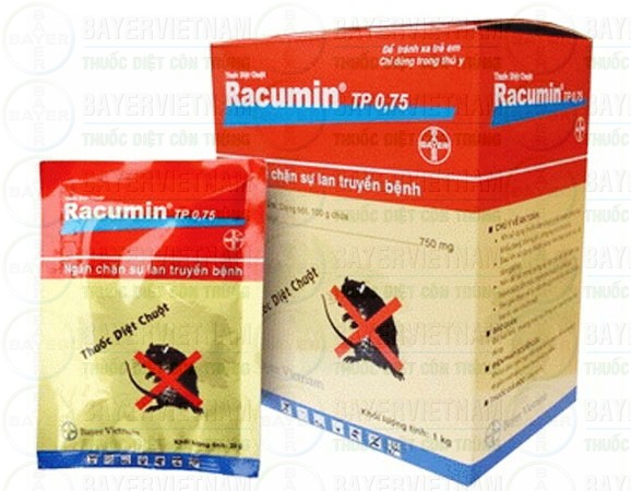 Thuốc diệt chuột Racumin ít gây độc